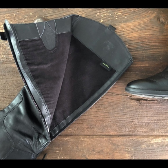 Sam Edelman Penny Black Leather Tall Riding Boots - Picture 15 of 17